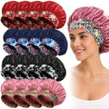 16 Pcs Satin Bonnet for Sleeping, Sleep Bonnets for Women Curly Hair by MAQUITA
