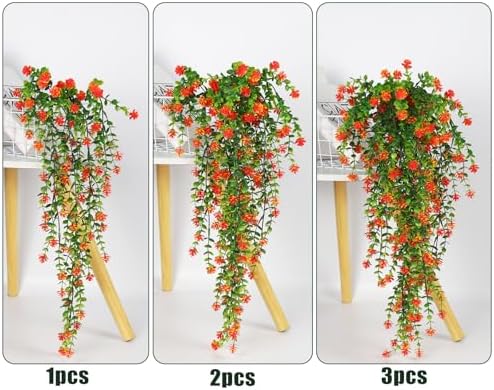 RECUTMS Faux Hanging Plants Draping Greenery Artificial Vines for Outdoors - Image 3