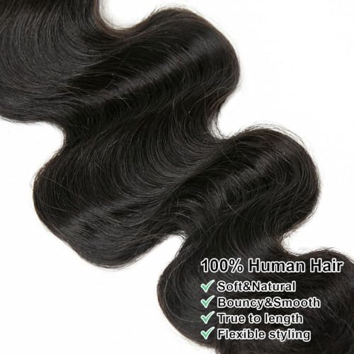 YWIGS Body Wave Human Hair Braiding Hair for Boho Braids 100G NC 18inch - Image 5