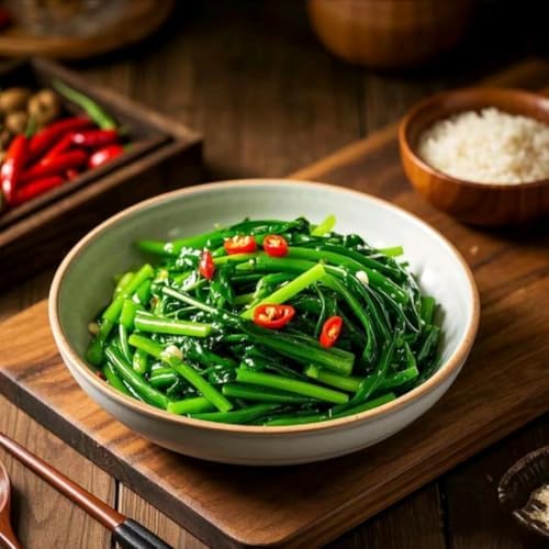 500+ Kong Xin CAI Vegetable Seeds Water Spinach Kangkong Delicious Vegetable Seeds for Green Leaf Planting Garden Non-GMO Choy Ong Seed - Image 4