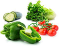 Vegetable Seeds for Planting Vegetables - Variety Salad Pack - Romaine Lettuce - Cherry Tomato - Cucumber - Bell Pepper! by Raw+Earth+Colors+%C2%AE
