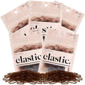 Kitsch Hair Ties No Damage for Kids, Teens and Women - Brown, 500pcs by Kitsch