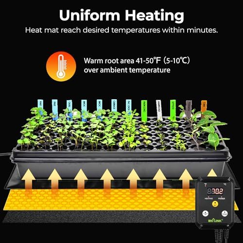 BN-LINK 48" x 20.75" Seedling Heat Mat with Thermostat Controller Combo Set - Image 3