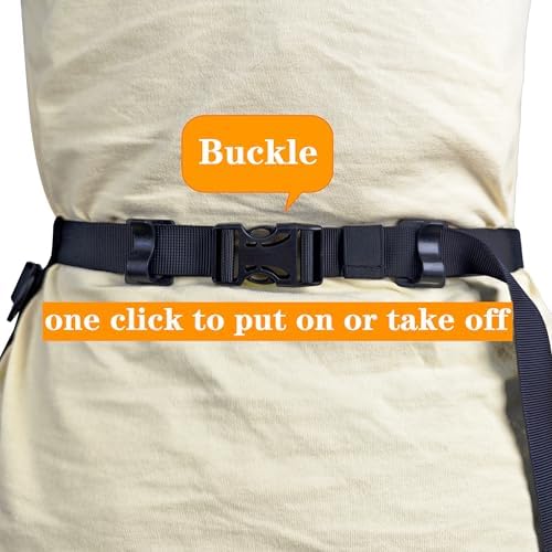 Barber Apron with 5 Pockets, Waterproof and Bleach-proof Hair Stylist Apron for Men and Women - Image 7