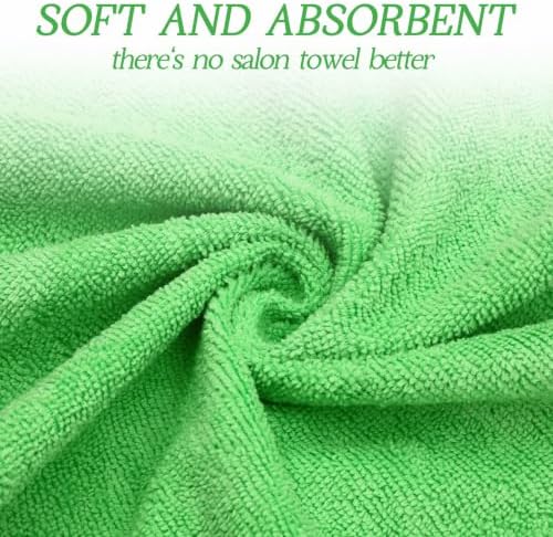 Shimeyao 48 Pack Salon Towels Bleach Proof Microfiber, Sage Green - Image 3