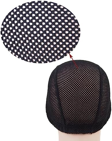 2 Pcs U Part Mesh Wig Cap, Breathable Net Caps for Wig Making, Medium - Image 5