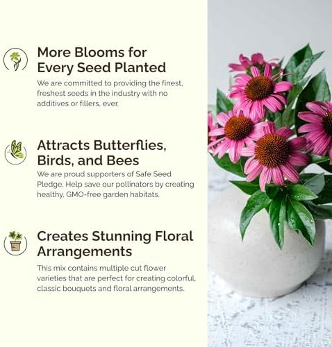 Eden Brothers Mississippi Wildflower Mixed Seeds for Planting, 1 oz - Image 4