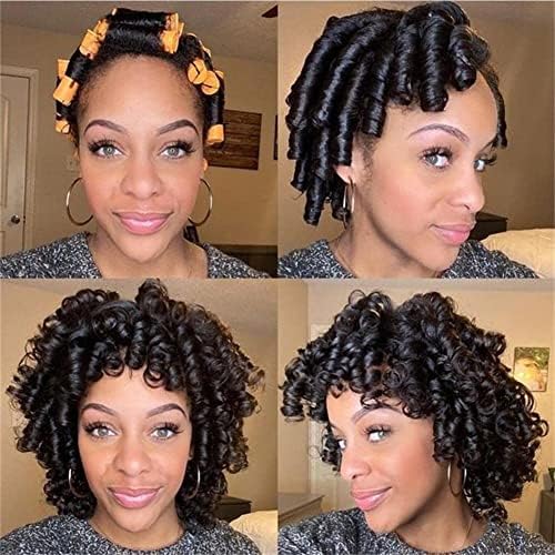 60pcs Perm Rods Set for Natural Hair Cold Wave Rods Hair Rollers for Women's Long Medium short Hair Curler Styling DIY Hairdressing Tools（Orange） - Image 6