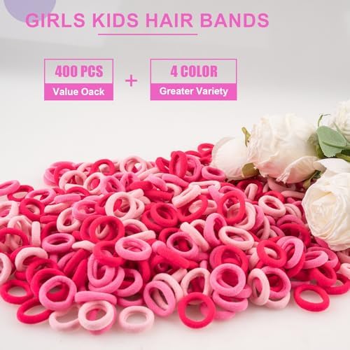 TVINLIK 400 PCS Baby Hair Ties – No Damage Elastic Ponytail Holders - Image 6