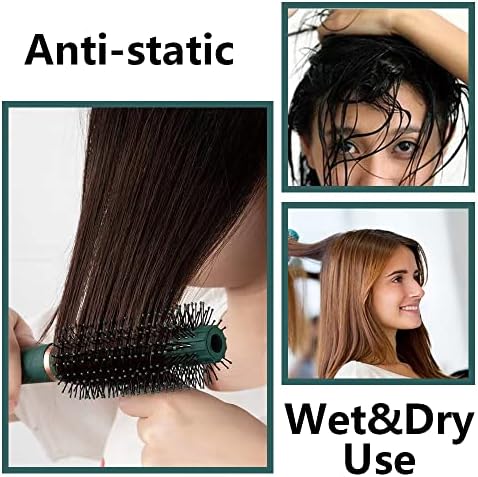 4 Pcs Hair Brush Gifts Set for Women,Detangling Hairbrush for Women and Kids,Flexible Soft Pin Bristles for Long Thick Curly Wavy Dry Damaged Hair - Image 5