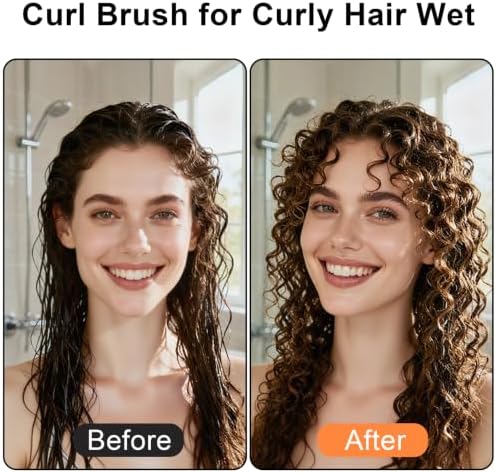 Curly Hair Brush, Curl Brush For Wet & Dry Hair,Curl Defining For Women&Men - Image 4