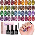 Beetles Cat Eye Gel Nail Polish Set, 20 Colors Magnetic Fall Gel Polish Kit by beetlesGelPolish