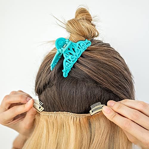 WILLBOND 30 Pcs Wig Clips Hair Extensions, 9-Teeth 32 Mm, Beige - Image 6