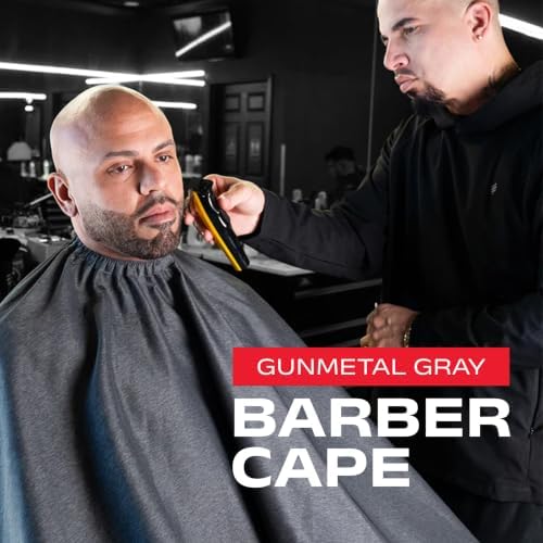 Barber Strong The Barber Cape Haircut Cover for Men, Hair Repelling and Static-Reducing Material, Water Resistant Fabric - Image 2