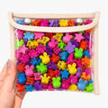 100 Pcs Mini Hair Clips for Girls, Cute Pastel Flower & Animal Design Clips, Durable Plastic Hair Accessories for Toddlers and Kids by ALTALIVA