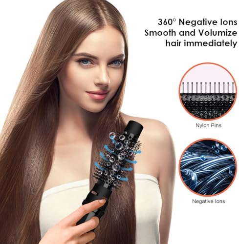 Lightweight Hot Air Brush | Upgraded 4-in-1 Blow Dryer & Volumizing Styler - Image 3