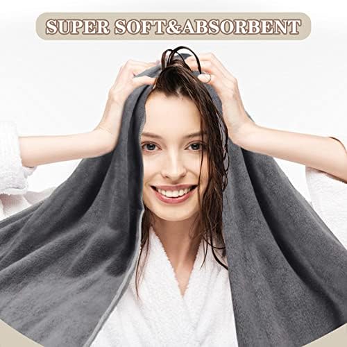 SUNLAND Microfiber Hair Towel 40 X 20 inch 2 Pack Multicolour - Image 5