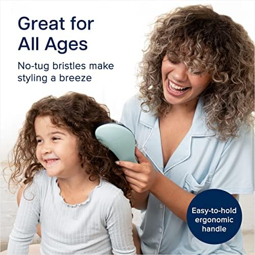 Crave Naturals Glide Thru Detangling Hair Brushes for Women - Detangler Brush for Curly or Straight, Wet or Dry Hair - Gentle on Tangles Comb - 7.5x3-Inch, Turquoise and Terrazzo (Pack of 2) - Image 5