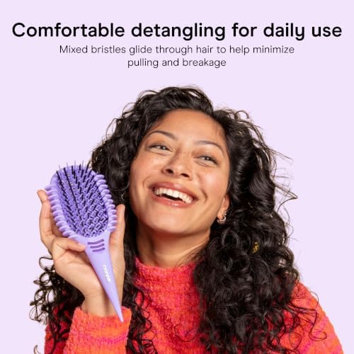 Conair Detangling Brush for Curly Hair, Loose Curls, Waves & Long Hair - Image 5