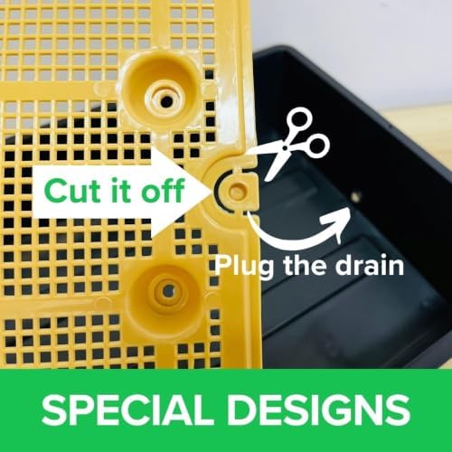 BeGrit Seed Starter Trays Durable Plant Trays 13x17inch Mesh Seedling Trays Perfect for Indoor, Outdoor, Greenhouses 5 Pack - Image 4