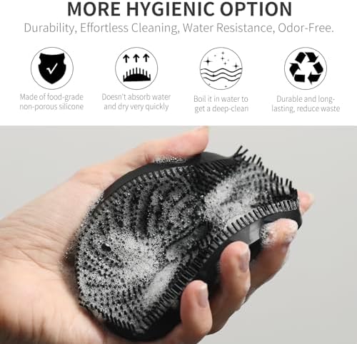 Silicone Body Scrubber, BEAUTAIL Gentle Exfoliating Brush for All Skin Type - Image 2