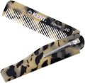Kent 20T TW Handmade Folding Pocket Comb for Men, Fine Tooth Hair Comb Straightener for Everyday Grooming Styling Hair, Beard or Mustache, Use Dry or with Balms, Saw Cut Hand Polished, Made in England by KENT