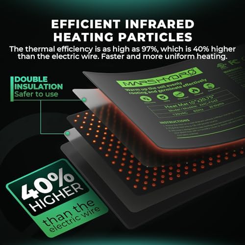MARS HYDRO 10" x 20.75" Seedling Heat Mat with Digital Thermostat - Image 3