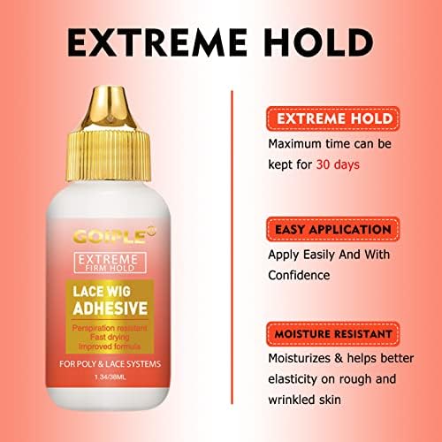 Lace Front Wig Glue Set - Waterproof With Tools, Hair Wax Stick, Remover, Edge Control Wax, Wig Band, and Dual Brush - Image 3