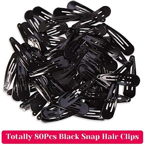Anezus 80 Pcs Hair Clips Hair Barrettes 2 Inch Snap Non-Slip Metal Hair Clips - Image 2