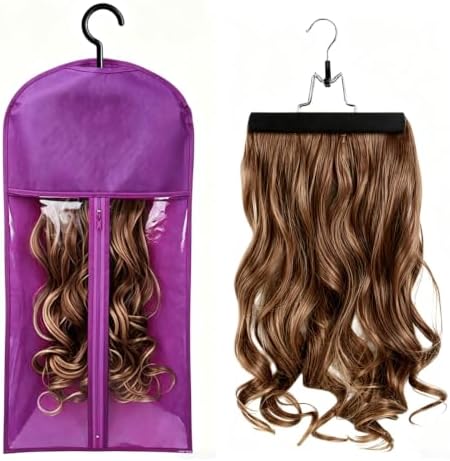 1PCS Wig Storage Hair Extensions Holder Purple Color by NEYQ