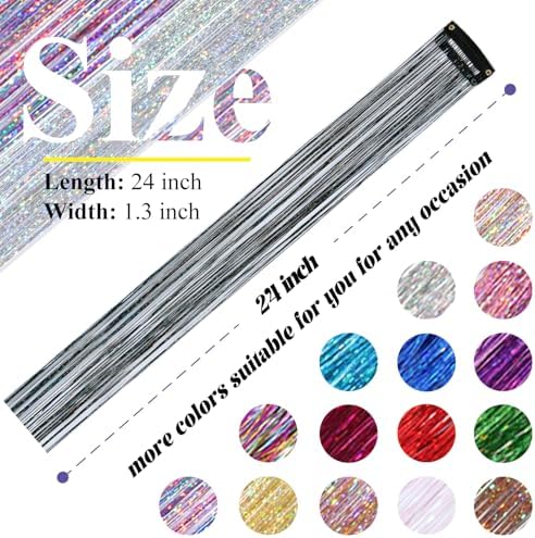 Hair Tinsel Clip in Black Fairy Hair Tinsel Kit - Image 6