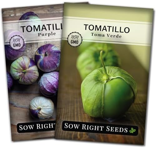 Sow Right Seeds - Tomatillo Seed Collection for Planting Vegetable Garden by SowRightSeeds