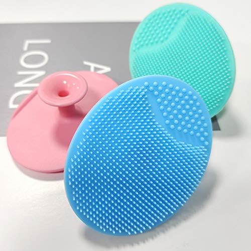 Baby Bath Brush, Baby Cradle Cap Brush, Silicone Massage Brush, Silicone Scrubbers Exfoliator Brush, Skin Scrubber Baby Essential for Dry Skin, Cradle Cap and Eczema (Small-4PCS) - Image 5
