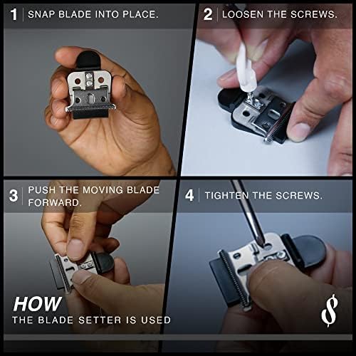 The Rich Barber On The Money 10-Second Blade Setter - Zero Gap Tool for Razor, Barber Blade Alignment, Close Shave, Clean Fade, Sharp Line - Hair Stylist & Barber Tools for Home & Professional Use - Image 6