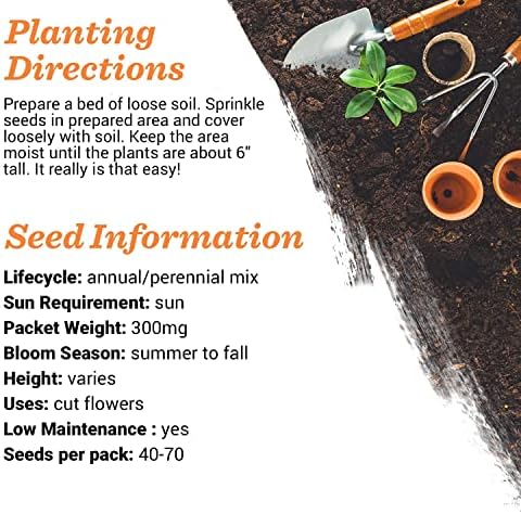 BENTLEY SEED CO. Oh Baby Seed Packets|Girl or Boy Baby Shower Favors for Guests | 25 Wildflower Seed Packets | Pre-Filled | Bouquet Wildflower Mix | Non-GMO Seeds | Gender Neutral | Eco-Friendly Gift - Image 5