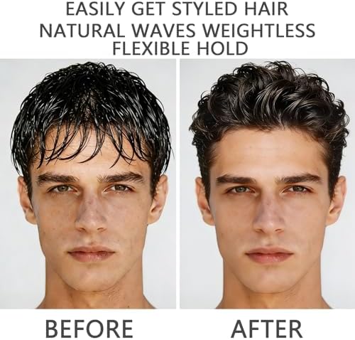2Pcs Texture Comb, Volumizing Wide Tooth Texture Hair Styling Comb, Fluffy Wide Tooth Curly Hair Comb, Fluffy Curly Hair Comb for Volume Fringe Parting, Anti-Frizz Styling Tool for Men Women - Image 2