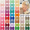 CLLOT Hair Clip 90PCS, Baby Girls Fully Lined Baby Bows Hair Pins Tiny 2' Hair Bows Alligator Clips for Infants Toddlers in Pairs by C%C3%89LLOT