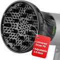 Herbishh Universal Hair Dryer Diffuser for Curly, Coily & Wavy Hair, Black by Herbishh