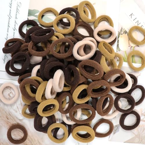 300PCS Baby Hair Ties for Girls,Soft Cotton Seamless Hair Bands - Image 6