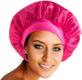 Silk Bonnet for Men Women Hair Bonnet for Sleeping,High Elasticity Wide Soft Band Sleep Cap for Curly Hair Braids by HUZJKD