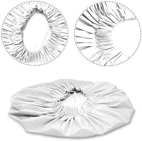 ELEBOX Premium Collection Super Jumbo Shower Cap White - Image 6