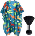 FEBSNOW Kids Hair Cutting Cape, Professional Barber Cape with Duster Brush by HOMECRAFTBEAUTYBABY