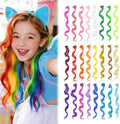 Dreamlover Colored Hair Extensions for Girls, 24 Pieces by Dreamlover