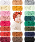 Prohouse 20 Pcs Baby Girl Bows and Headbands, Elastics Nylon Hairbands by Prohouse