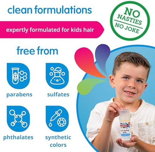 SO COZY Kids Hair Wax Stick, Gentle Flyaway Hair Tamer, Paraben-Free, 2 Oz - Image 5