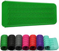 ZAXOP Heat Resistant Silicone Mat Pouch for Curling Irons & Flat Irons, 2-in-1 Travel Case & Cooling Pad for Hot Tools, Anti-Slip Countertop Protector, Pack Instantly Without Waiting to Cool(Green) by ZAXOP