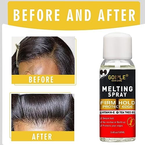 Hair Extension Adhesive Spray Kit - Lace Front Wig & Closure Glue, No Melt for Wigs & Extensions - Image 5
