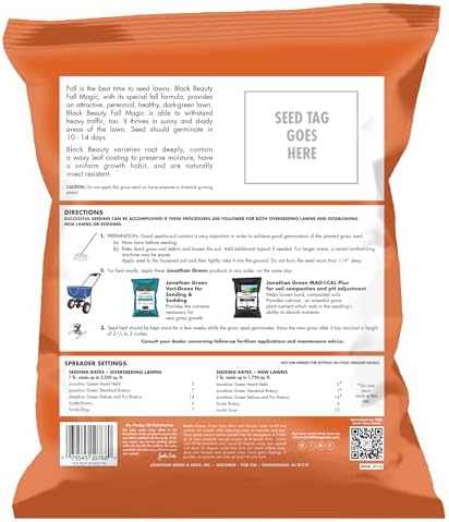 Jonathan Green Black Beauty Fall Magic Grass Seed - 7 lb - Image 2