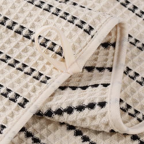POLYTE 430 GSM Poly Blend Microfiber Quick Dry Waffle Hand Towel, 16x30 in - Image 4