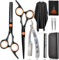 Professional Hair Cutting Scissors Set, Fcysy Hair Scissors Texturizing Shears Kit, Hair Cutting Tools with Barber Supplies, Tijeras para Cortar Cabello Salon Shears for Home Use by Fcysy
